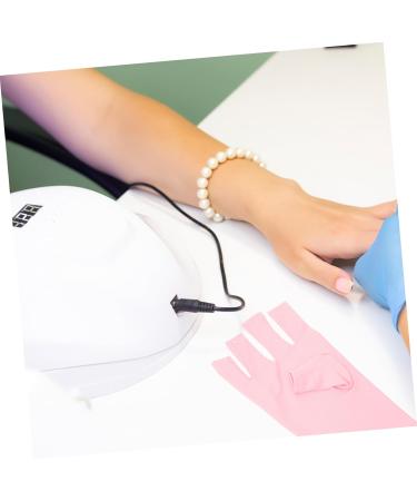 Beavorty 10 Pairs nail gloves pink gloves UV manicure gloves protective gloves UV gloves gloves UV protecting gloves manicure salon gloves polyester Miss Manicure tools protection - Buy Online on GoSupps.com