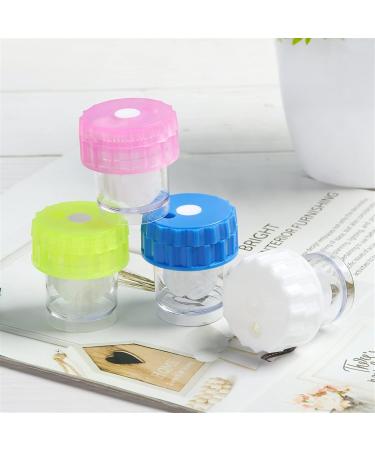 Nfegsiya Lavender Rotatable Contact Lens Container - Portable Eye Care Kit for Travel | 1PC Color Glasses Lens Box - Buy Online on GoSupps.com