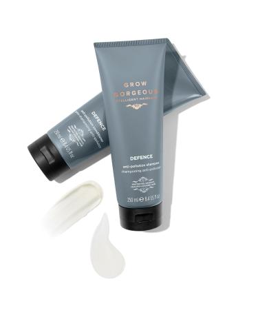 Grow Gorgeous City Defense Shampoo 250ml | Vegan Hair Protection with Green Tea & Caffeine | International Shipping Available - Buy Online on GoSupps.com