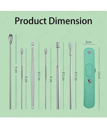 Pleteffect Ear Cleaner | Professional Earwax Tool Set 2024 | Stainless Steel Ear Pick Set (Yellow) - Shop Internationally - Buy Online on GoSupps.com