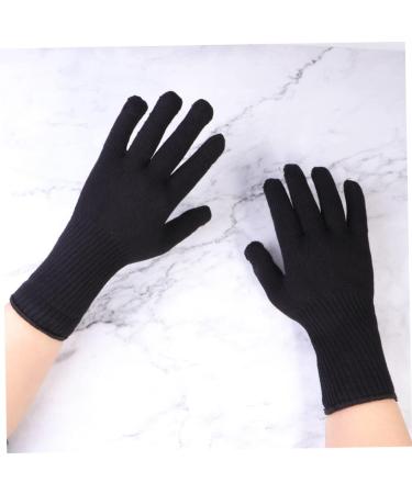 4 Pairs Hair Curling Iron Curling Glvoes Hair Curler Gloves Hair Straightener Curls 25X11cmx2pcs Blackx2pcs - Buy Online on GoSupps.com