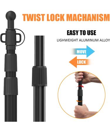 WILDROAD Telescoping Aluminum Camping Tarp Poles - Lightweight & Portable 7.7ft - Set of 2 - Buy Online on GoSupps.com