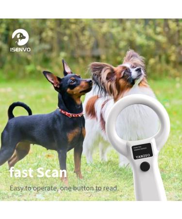 Yanzeo Pet Microchip Scanner | RFID EMID Pet ID Scanner | 134.2kHz Animal Chip Registration | FDX-B (ISO 11784/11785) | International Shipping Available - Buy Online on GoSupps.com
