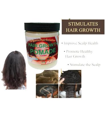 Organic Kids Hair Growth Pomade | Strengthen Thicker Longer Hair with Castor Oil Mango Butter & Avocado | Nourish Scalp & Prevent Split Ends - Buy Online on GoSupps.com