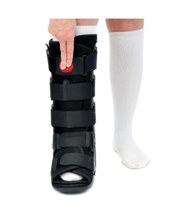 Brace Direct Air CAM Walker Fracture Boot Tall - Doctor Recommended for Foot, Toe, Ankle Injuries - Full Medical Recovery and Healing Walking Boot - Large Size - Buy Online on GoSupps.com