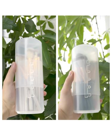 Clear Retractable Makeup Brush Holder Organizer - Travel Case for Women & Makeup Artists - Buy Online on GoSupps.com