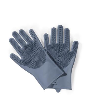 Dishwashing Gloves Magic Silicone Gloves Dish Washer Sponge Rubber Scrubbing Gloves Kitchen Cleaning Washing Bowls Gloves Tools