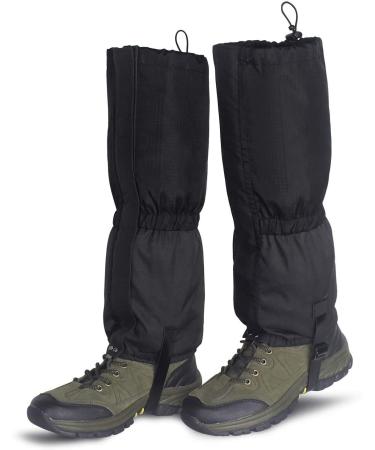 ZWOOS Outdoor Gaiters 600D Oxford Waterproof Leg Gaiters Heavy Duty Hiking Gaiters for Climbing Skiing Hiking