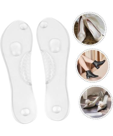 FOMIYES Arch Support Insoles - 2 Pairs Non-Slip Foot Care Cushions for Ladies | Transparent Comfort Shoe Inserts (22.2x7.1cm) - International Shipping Available - Buy Online on GoSupps.com