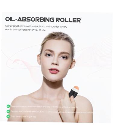 MAGICLULU Volcanic Stone Oil-absorbing Ball Oil-absorbing Rolling Ball Facial Rolling Stone Facial Skin Product Oil Absorbing Roller Facial Skin Oil Control Tool Facial Skin Care Roller 5x3cm Black - Buy Online on GoSupps.com