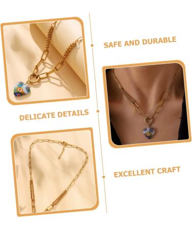 CALLARON Heart Necklace Christmas Sto The Necklaces Aesthetic Women Necklace Charm Miss Clothing - Buy Online on GoSupps.com