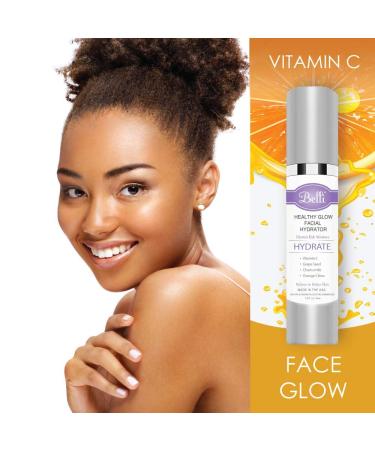 Belli Healthy Glow Facial Hydrator and Moisturizer - Vitamin C Face Cream for Oily, Dry, Sensitive Skin - Pregnancy Safe & Non-Toxic - 1.5 Fl Oz - Buy Online on GoSupps.com