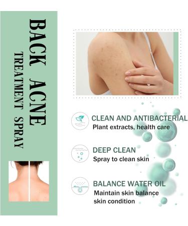 Acne Treatment Spray Lighten Acne Marks Skin Care Spray Herbaluxy Back Acne Treatment Body Moisturiser For Dry Skin Repair Back Shoulder Acne & Body Acne & Chest Acne & Butt Acne Gentle - Buy Online on GoSupps.com