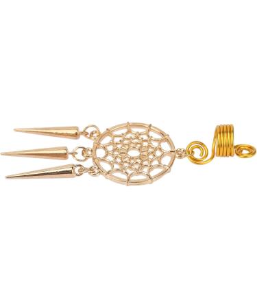 Naroote Dreadlock Beard Pendant - Alloy Spider Web Accessories for Women | Unique Dreadlock Accessories for Role Play - Buy Online on GoSupps.com