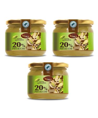 Witor's Crema Spalmabile al Pistacchio Set of 3 pistachio spreadable creams 220 g