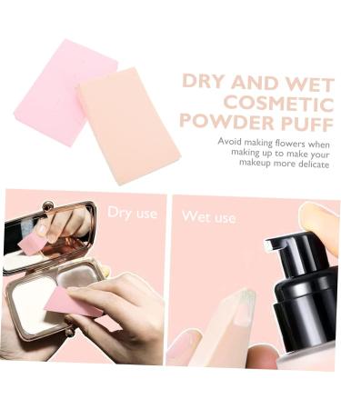 Hoement 2 Sets Triangle Puff Round Powder Puff Face Powder Puff Foundation Blending Beauty Sponge Round Makeup Sponge Beauty Puff Hydrophilic Polyurethane Wet and Dry Puff - Buy Online on GoSupps.com