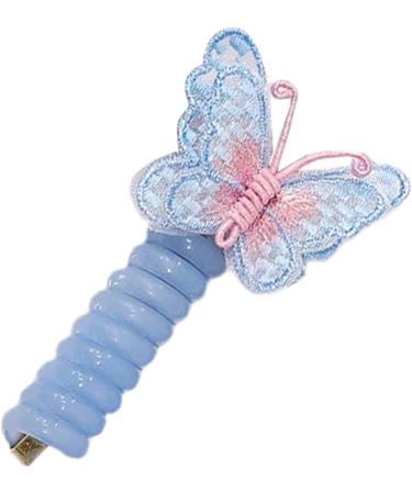 Telephone Wire Hair Bands Girls | Stylish Hair Tie Set Teens | Colorful Hair Bands Girls | Designed for Girls Kids and Teens Providing Practical and Fashionable Options for Ponytails and Hairstyles Blue - Buy Online on GoSupps.com