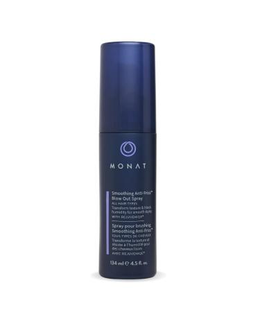 MONAT Smoothing Anti-Frizz Quick Dry Spray - Natural Nourishing Frizz Control and Heat Protection for Glossy Salon-Quality Blowouts