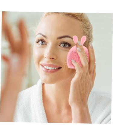 FOMIYES 24 Pcs Rabbit Ears Facial Brush Body Massager Facial Cleansing Brush Hand Held Massager Silicone Face Scrubber for Women Facial Massager Silica Gel Miss Silicone Brush The Face Light Pinkx6pcs 7.5x7.5cmx6pcs - Buy Online on GoSupps.com