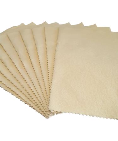 Sunshine Silver Polishing Cloth - 10 Pack for Sterling Silver, Gold, Brass, and Copper Jewelry - Buy Online on GoSupps.com