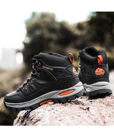 Shop Waterproof Hiking Shoes for Men & Women | Anti-Slip Comfortable Outdoor Boots in Brown Gray Violet & Orange (EU 36-46) - Buy Online on GoSupps.com