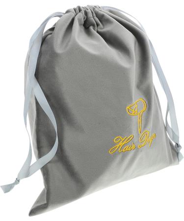 Baluue 2pcs Hair Curler Travel Bag Fabric Hair Dryer Travel Pouch Grey Drawstring Bag 30.00X25.00X0.50CMx2pcs Greyx2pcs - Buy Online on GoSupps.com