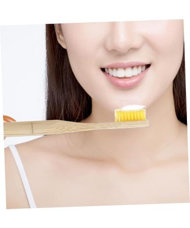 FRCOLOR 21 Pcs Organic Wooden Toothbrush Set - Ultra Soft Nylon Bristles Replaceable Bamboo Toothbrushes for Eco-Friendly Oral Care - Buy Online on GoSupps.com