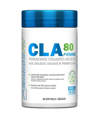 FEMME FIT - CLA80 Femme - Premium Grade Conjugated Linoleic Acid - 60 Count