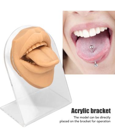 Deosdum Lifelike Silicone Mouth Tongue Model for Jewelry Display - Professional Piercing Practice Tool (Skin Color) - International Shipping Available - Buy Online on GoSupps.com