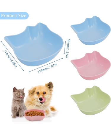 XINRUI 6 Pcs Cat Bowls Raised Anti-slip Kitten Bowls Multi-purpose Cat Food Bowls Plastic & Cute Pet Bowl Dishs for Pet Cat Dog Small Animal - Buy Online on GoSupps.com