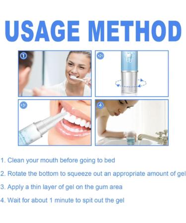 Neslemy Gum Gel Neslemy Gum Shield Therapy Gel Dentizen Gum Therapy Gel Gum Instant Treatment Gel Teeth Whitening Essence Pen Intensive Stain Removal Teeth (2 Pcs) - Buy Online on GoSupps.com