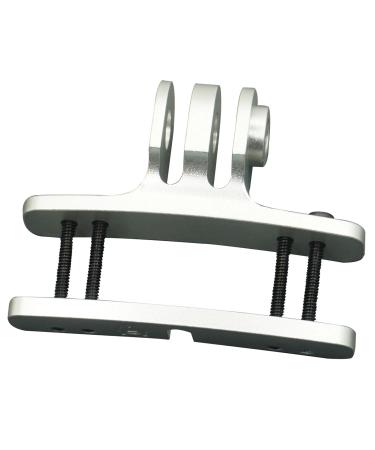 QEHECAL For Goggle Camera Base - Paintball Face Mask Mount Brackets Silver