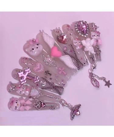 70 PCS Kawaii Nail Charms - 3D Resin Charms for Nail Art Decorations - Buy Online on GoSupps.com