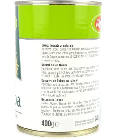  Italian Gourmet E.R. D'AMICO Quinoa Weighted Latte 400 g - Buy Online on GoSupps.com