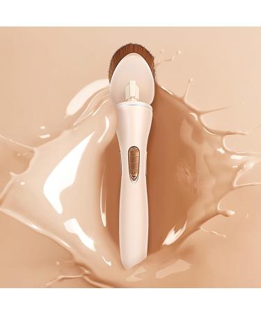 Vibrate Foundation Brush | 360 Degrees Rotating Electric Cosmetic Brush Foundation Brush for Perfect Blending Contouring for Women Wife Friend Maidong Electric Foundation Brush (Battery Type) - Buy Online on GoSupps.com