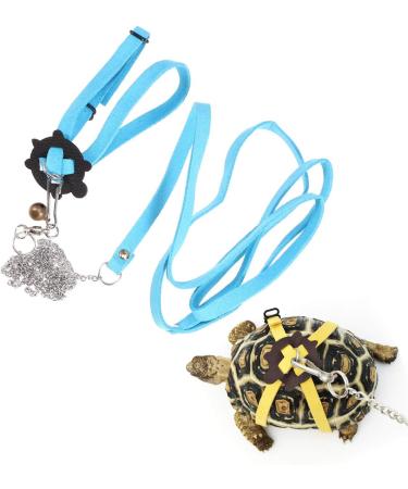iplusmile Turtle Harness and Leash - Pet Tortoise Leash Lizard Leash Tortoise Harness Strap Pet Adjustable Collar Leash Tortoise Walking Lead Control Rope-Size S (Blue) - Buy Online on GoSupps.com