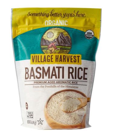 Village Harvest Organic Indian Basmati Rice, 16 Ounce