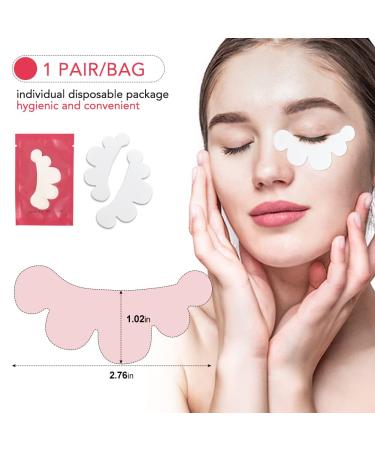 Lunamoon Eyelash Extension Pads - 50 Couples Flower-Rose Red Eye Patches for Lifting & Coloring Eyelashes - Buy Online on GoSupps.com