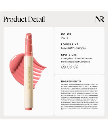 Nature Republic HONEY MELTING LIP (02 FIG) SOFT LIP STICK Hydrating Gloss Moisturizing balms Sheer tint Shine & Nude Glowy Finish korean make up - Buy Online on GoSupps.com