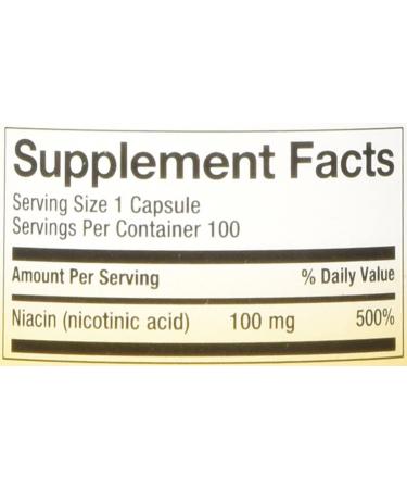 Nature's Way Niacin 100mg - High-Potency 100 Capsules for Heart Health - Buy Online on GoSupps.com
