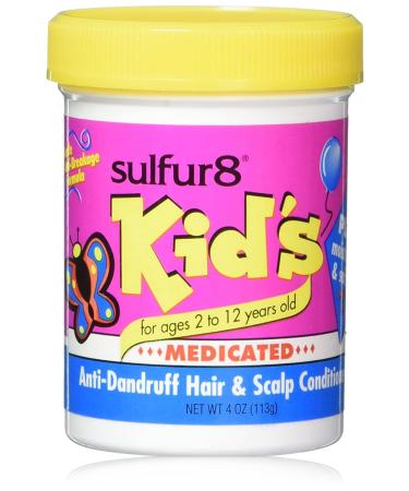 Sulfur8 Kid's Medicated Anti-Dandruff Hair and Scalp Conditioner  4 Ounce 4 Ounce (Pack of 1)