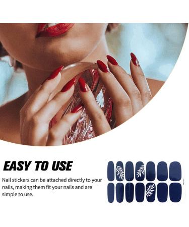 dijiusidy Nail Art Stickers Self-Adhesive Fingernail Decal with Strap Glue DIY Art Decor Full Cover Manicure Kits for Women Girls YMX202 - Buy Online on GoSupps.com