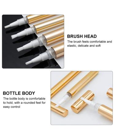 Lurrose Lip Gloss Twist Pens - Empty Nail Oil Brush Containers for Women & Girls (2 Pcs) - Perfect Cosmetic Solution - Buy Online on GoSupps.com