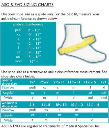 Med Spec ASO Ankle Stabilizer - XXL White | Premium Support & Comfort for Injury Recovery - Fast International Shipping - Buy Online on GoSupps.com