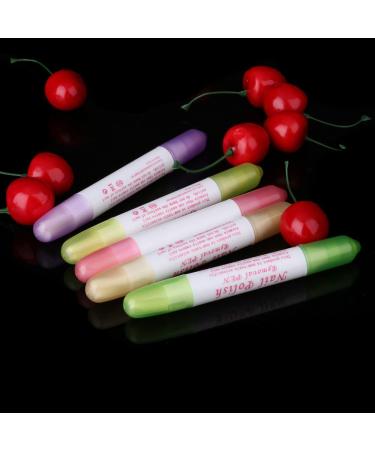 5 Pcs Acetone Nail Art Polish Corrector Remover Pen w/ 15 Tips - Random Color - Buy Online on GoSupps.com
