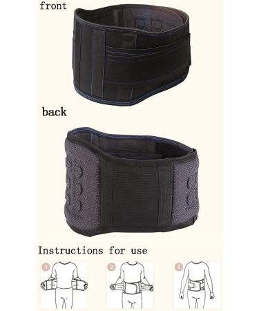 Buy Adjustable Back Bandage Lumbar Belt for Men & Women | Pain Relief for Sciatica Scoliosis Herniated Disc | XL Support Strap - Buy Online on GoSupps.com