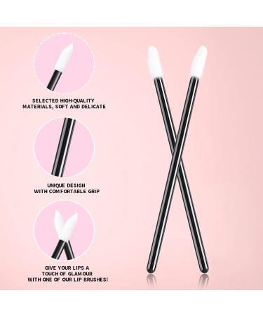 Willight 200 Disposable Lip Brushes - Lip Gloss & Lipstick Applicators - Perfect Makeup Tool Kit (Black) - Buy Online on GoSupps.com