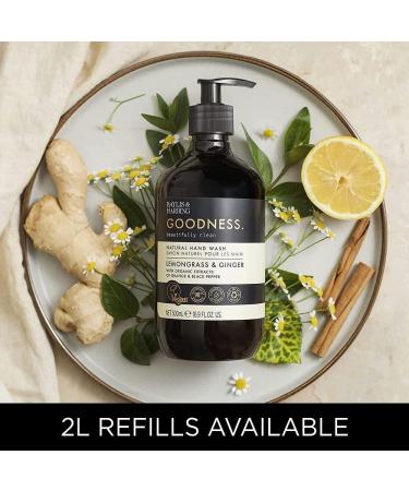 Baylis & Harding Goodness Lemongrass & Ginger Hand Wash 500 ml (Pack of 3) - Vegan Friendly 500 ml (Pack of 3) Lemongrass & Ginger - Buy Online on GoSupps.com
