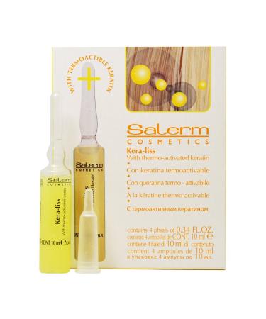 Salerm Cosmetics Kera-liss - 4 Vials x 0.44 oz