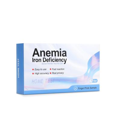 Iron Deficiency Anemia Home Test Kit Highly Accurate Easy to Read and use 2 Test